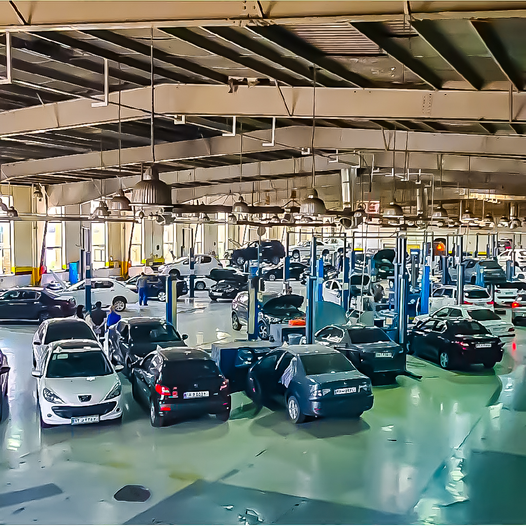 پروژه تامین تجهیزات تعمیرگاهی نمایندگی‌های مجاز ایران خودرو