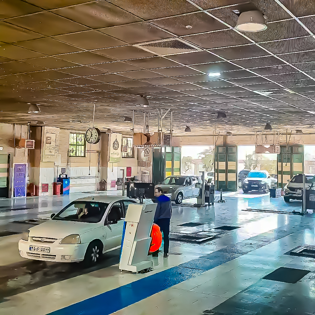  پروژه به روز رسانی تجهیزات خطوط معاینه فنی مراکز ستاد معاینه فنی تهران