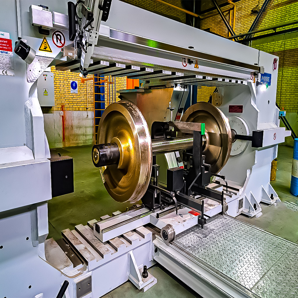 پروژه دستگاه پرس چرخ خط 2 قطار شهری مشهد