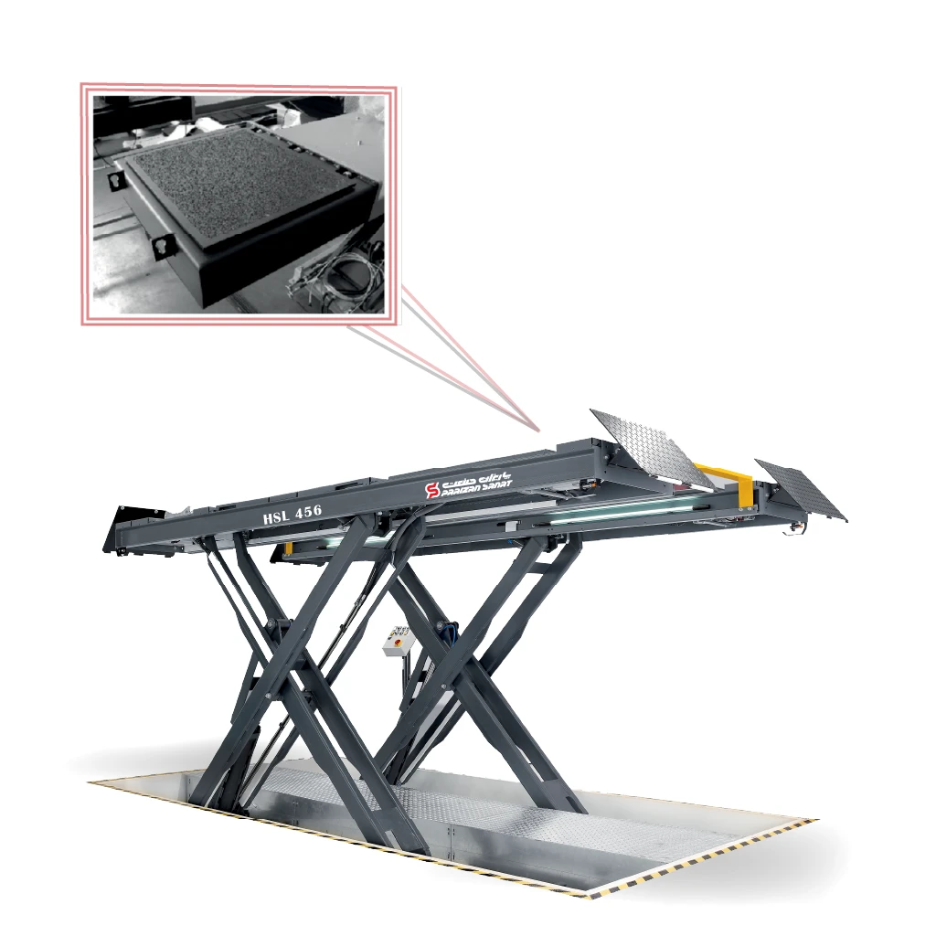 جک قیچی 4.5 تن پلی دتکتور‌دار
