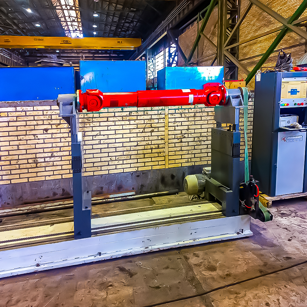 پروژه دستگاه بالانس صنعتی افقی گاردان شرکت فولاد سیرجان